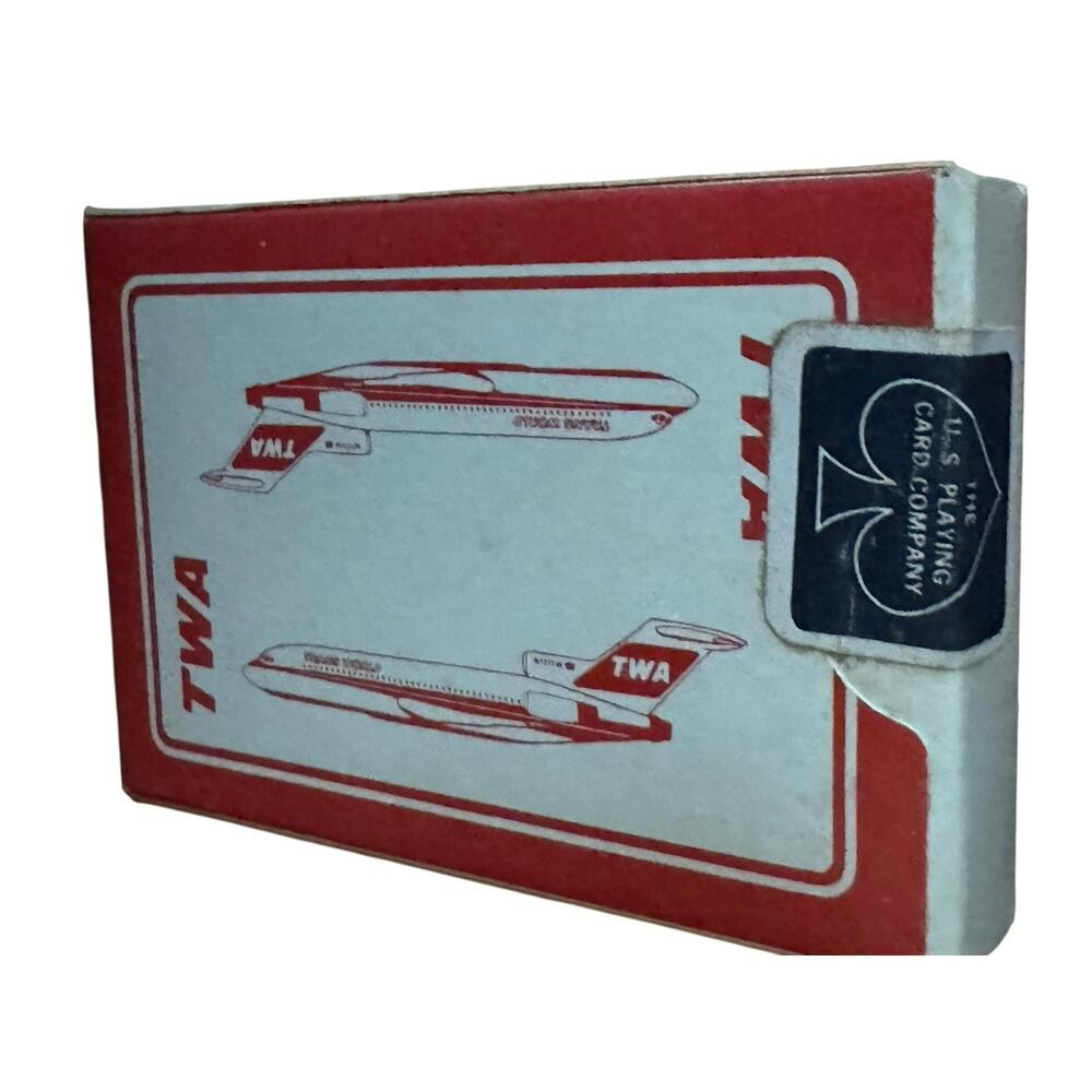 VTG Trans World Airlines TWA Playing Cards Deck Carolans Irish Creek Wings - Picture 3 of 4